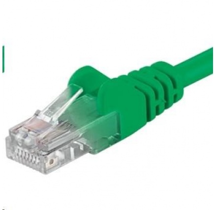 PREMIUMCORD Patch kabel UTP RJ45-RJ45 CAT5e 3m zelená