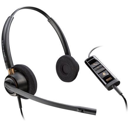 Poly EncorePro 525 Microsoft Teams Certified Stereo with USB-A Headset