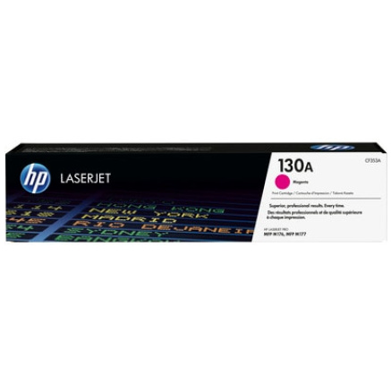 HP 130A Magenta LJ Toner Cart, CF353A (1,000 pages)