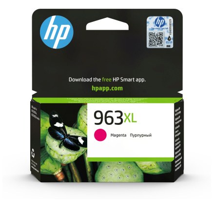 HP 963XL High Yield Magenta Original Ink Cartridge (1,600 pages)