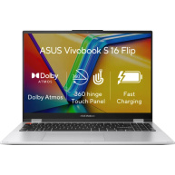 ASUS NTB Vivobook S 16 Flip (TN3604YA-MC126W), R7-7730U, 16" 1920 x 1200, 16GB, 1TB SSD, Radeon Vega 7, W11 Home, Silver