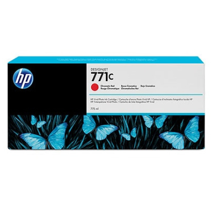 HP 771C Red chromatic DJ Ink Cart, 775 ml, B6Y08A