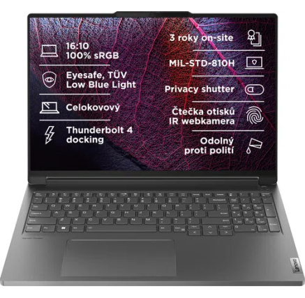 LENOVO NTB ThinkBook 16p G4 IRH - i7-13700H,16" WQXGA IPS,16GB,512SSD,HDMI,THb,RTX™ 4060 8GB,W11P,3Y Onsite