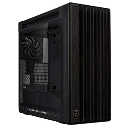 ASUS case PROART PA602 WOOD TG PWM BLACK, Mid Tower, průhledná bočnice, černá