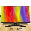 GIGABYTE LCD - 31.5" Gaming monitor M32UC, Prohnutý VA1500R, 3840 x 2160 UHD, 144Hz, 3000:1, 350cd/m2, 1ms, 2xHDMI, 1xDP