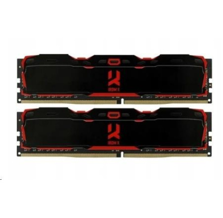 GOODRAM DIMM DDR4 32GB (Kit of 2) 3200MHz CL16 IRDM X, Černá