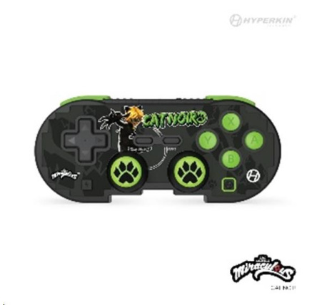 Hyperkin Pixel Art Miraculous Bluetooth Controller for Nintendo Switch/PC/Mac/Android (Cat Noir)