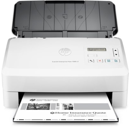 HP ScanJet Enterprise Flow 7000 s3 Sheet-Feed Scanner (A4, 600 dpi, USB 3.0, USB 2.0, Duplex)