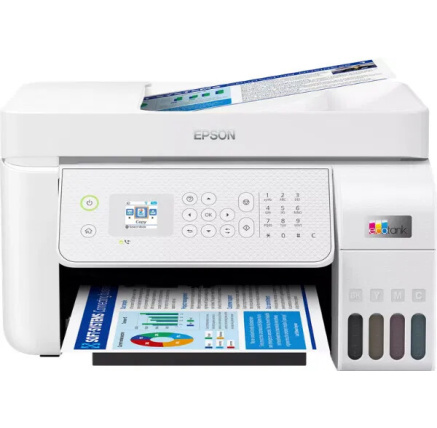 EPSON tiskárna ink EcoTank L5316, 5760x1440dpi, A4, 33ppm, Wi-Fi, USB, Ethernet, ADF, fax, sken