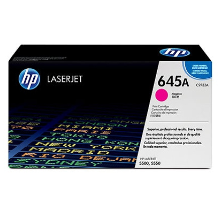 HP 645A Magenta LJ Toner Cart, C9733A (12,000 pages)