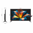 CHiQ U43QM8E TV 43", QLED, Google TV, Frameless, Dolby Audio, dbx-tv, nový design podstavce