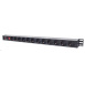 Intellinet Vertical Rackmount 12-Way Power Strip - German Type, rozvodný panel, 12x DE zásuvka, 1.6m kabel