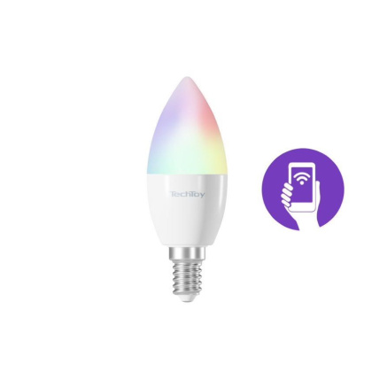 TechToy Smart Bulb RGB 6W E14 ZigBee - polepeno