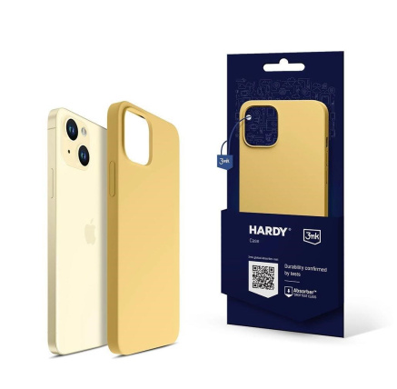 3mk Hardy Silicone MagCase pro Apple iPhone 15, Yellow