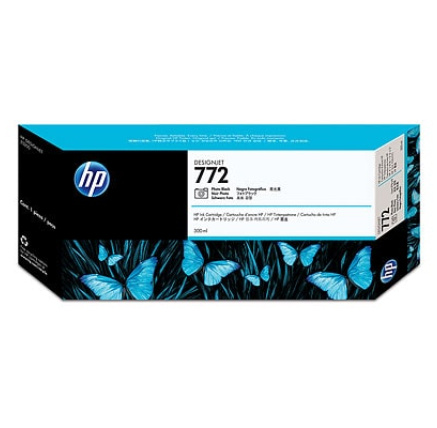 HP 772 Black photografic DJ Ink Cart, 300 ml, CN633A