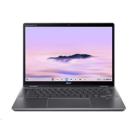 ACER NTB Chromebook Plus Spin 514 (CP514-4HN-52NT), ICore 5 120U, 8GB, 256GB PM4 SSD, Intel Iris Xe, Chrome, Grey