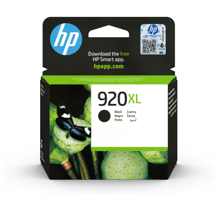 HP 920XL Black Ink Cart, 49 ml, CD975AE