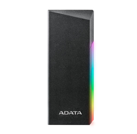 ADATA Externí box pro M.2 EC700G, USB-C 3.2 Gen 2, M.2 2230 / 2242 / 2280, RGB, černá