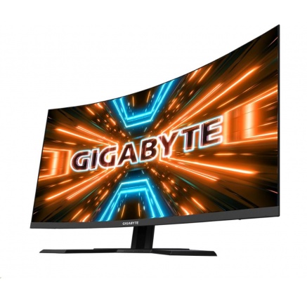 GIGABYTE LCD - 31.5" Gaming monitor G32QC A, Prohnutý VA1500R, 2560x1440 QHD, 165Hz, 3000:1, 350cd/m2, 1ms, 2xHDMI, 1xDP