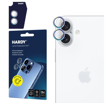 3mk Hardy Lens Protection Pro pro iPhone 16/16 Plus Rainbow