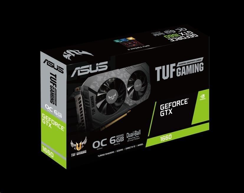 Asus Vga Nvidia Tuf Gtx1660 O6g Gaming 6gb Gddr5 Svet Pocitacu