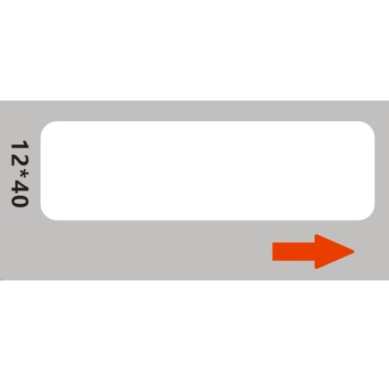 Niimbot štítky RP 12x40mm 160ks White pro D11 a D110