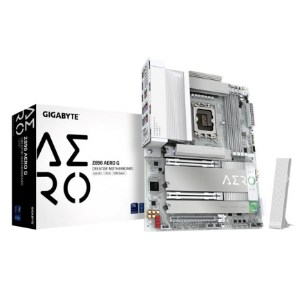 GIGABYTE MB Sc LGA1851 Z890 AERO G, Intel Z890, 4xDDR5, 2xHDMI, 1xThunderbolt, WiFi