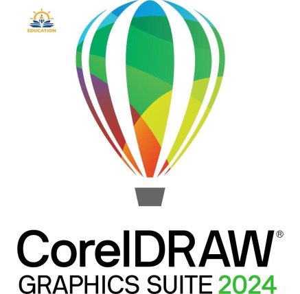 CorelDRAW Graphics Suite 2024 Education Perpetual License (incl. 1 Yr CorelSure Maintenance)(51-250)