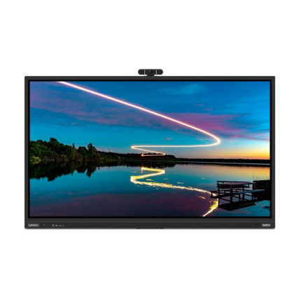 LENOVO LCD T86 - 86”,VA,matný,16:9,3840x2160,Touch,60Hz,8ms,400cd/m2,1200:1,HDMI,DP,USB-C,ThB,RJ45,USBHub,VESA