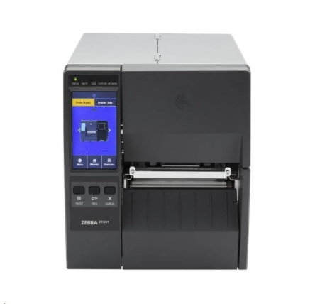 ROZBALENO Zebra ZT231, 12 dots/mm (300 dpi), peeler, display, EPL, ZPL, ZPLII, USB, USB Host, RS232, BT (BLE), Ethernet