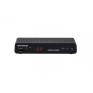 Orava DVB-30 digitální pozemní přijímač DVB-T2, HD, HEVC, PVR, paměť pro 500 programů, SCART, HDMI, ethernet, černá