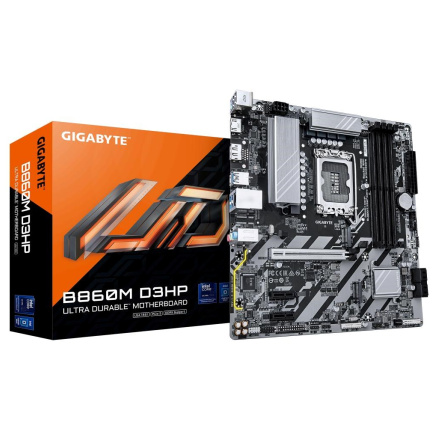 GIGABYTE MB Sc LGA1851 B860M D3HP, Intel B860, 4xDDR5, 1xDP, 1xHDMI, mATX