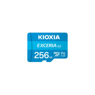 KIOXIA microSD Karta EXCERIA G2 256GB, UHS-I U3 V30, s Adaptérem