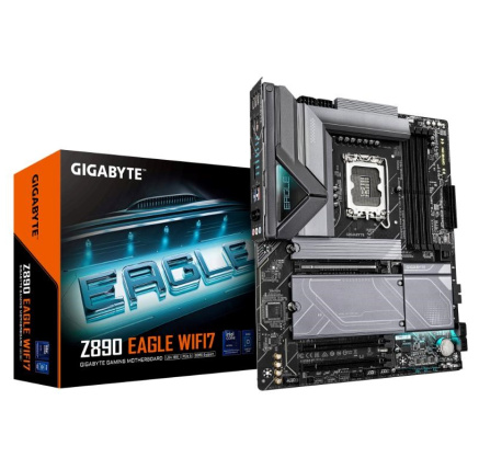 GIGABYTE MB Sc LGA1851 Z890 EAGLE WIFI7, Intel Z890, 4xDDR5, 1xDP, 1xThunderbolt, WiFi