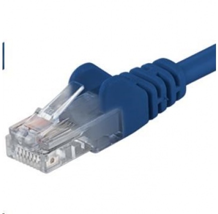 PREMIUMCORD Patch kabel UTP RJ45-RJ45 CAT5e 7m modrá