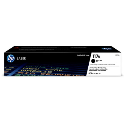 HP 117A Black Original Laser Toner Cartridge (1,000 pages)