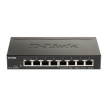 D-Link DGS-1100-08PV2 8-port Gigabit Smart Managed PoE switch, PoE budget 64W, fanless