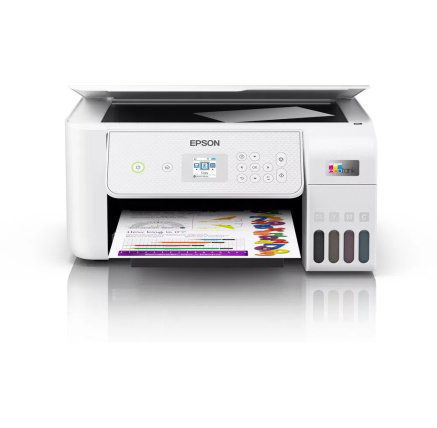 EPSON tiskárna ink EcoTank L3286, 5760x1440dpi, A4, 33ppm, USB, Wi-Fi, sken, bílá