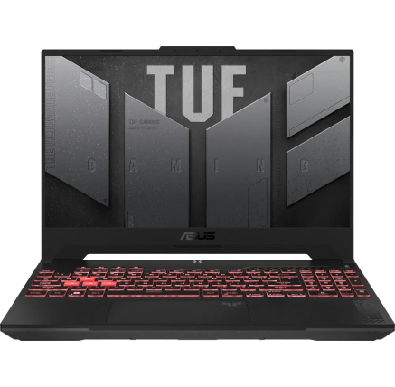 ASUS NTB TUF Gaming A15 (FA507NU-LP105), R5-7535HS, 15.6" 1920 x 1080, 16GB, 512GB SSD, NVIDIA RTX 4050, bez OS, Gray