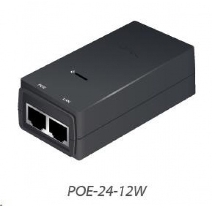 UBNT POE-24-12W [PoE adaptér 24V/0,5A (12W), vč. napájecího kabelu]