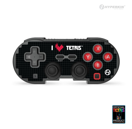 Hyperkin Pixel Art Wireless Bluetooth Controller Official Tetris® Ed. Switch®/PC/Mac®/Android®(Heart Drop)