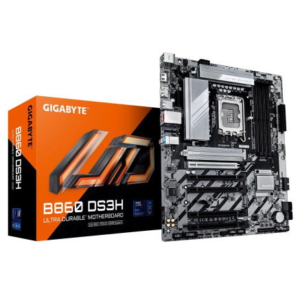 GIGABYTE MB Sc LGA1851 B860 DS3H, Intel B860, 4xDDR5, 1xDP, 1xHDMI, ATX