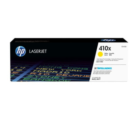 HP 410X Yellow LJ Toner Cart, CF412X (5,000 pages)