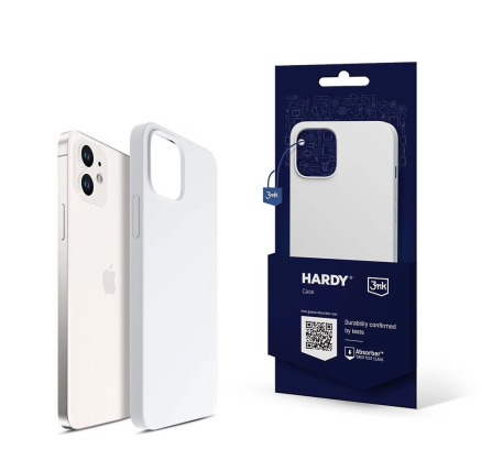 3mk Hardy Silicone MagCase pro Apple iPhone 12, White