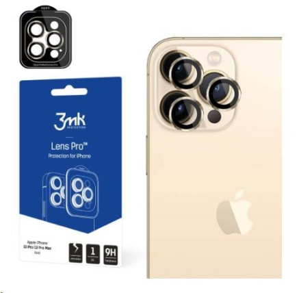 3mk Lens Protection Pro pro Apple iPhone 15 Pro, Dark Gold