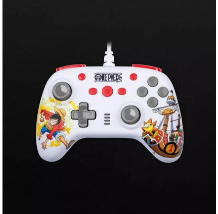 Konix One Piece Nintendo Switch/PC White Controller