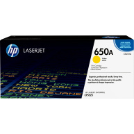 HP 650A Yellow LJ Toner Cart, CE272A (15,000 pages)
