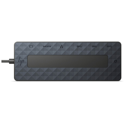 HP dock -  Universal USB-C Multiport Hub (2x USB-A 3.2, 1xUSB-C, 1xHDMI 2.0, 1xDP 1.2, USB-C 65W, RJ45, bez zdroje