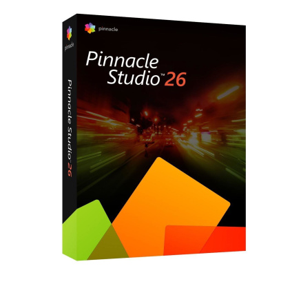 Pinnacle Studio 26 Standard ML EU - Windows, EN/CZ/DA/ES/FI/FR/IT/NL/PL/SV - BOX