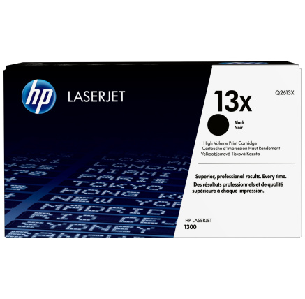 HP 13X Black LJ Toner Cart, Q2613X (4,000 pages)